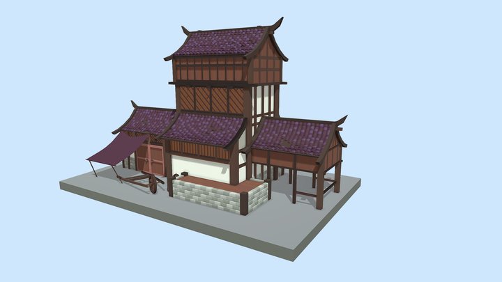 Chinese house | XYZ HomeWork #7.3 3D Model