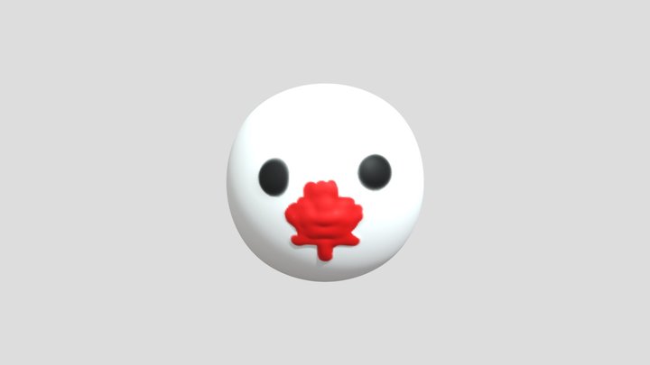 canada country ball 3D Model