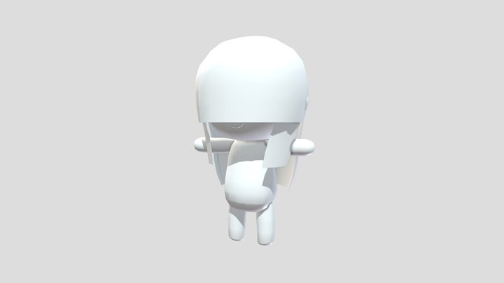 東方 Project - fumo base model 3D Model