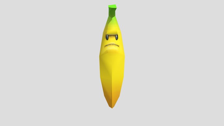 GameCube - Mario Kart Double Dash - Giant Banana 3D Model