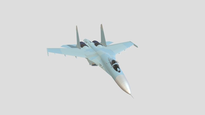 Sukhoi Su-27 flanker_model 3D Model