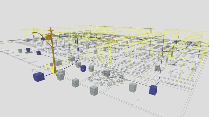 Escola Miguel Santa Cruz - Monteiro 3D Model