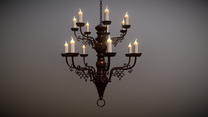 Chandelier 3D Model