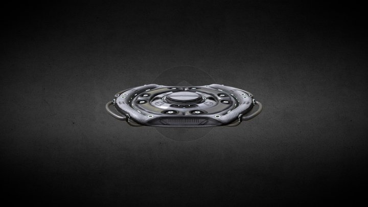 Sci-Fi Flying Platform 3D Model