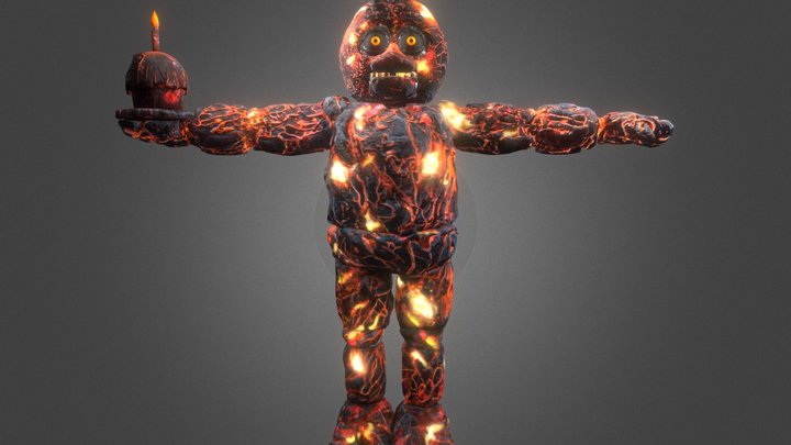 3D file FIVE NIGHTS AT FREDDY'S Nightmare Chica FILES FOR COSPLAY