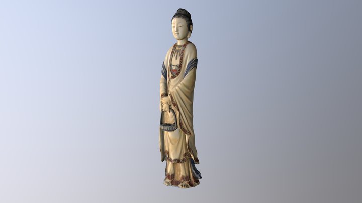 Fish-Basket Guanyin 3D Model