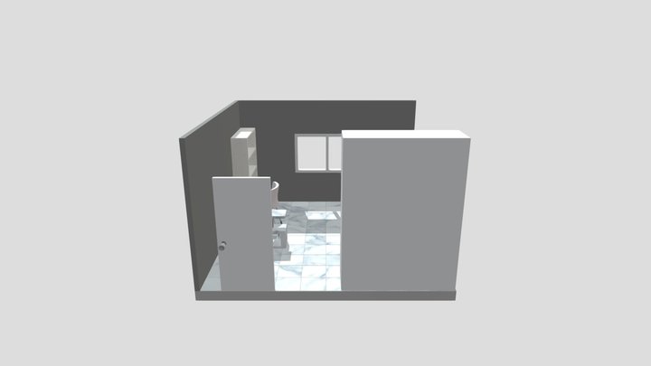 Full Working space 3D Model