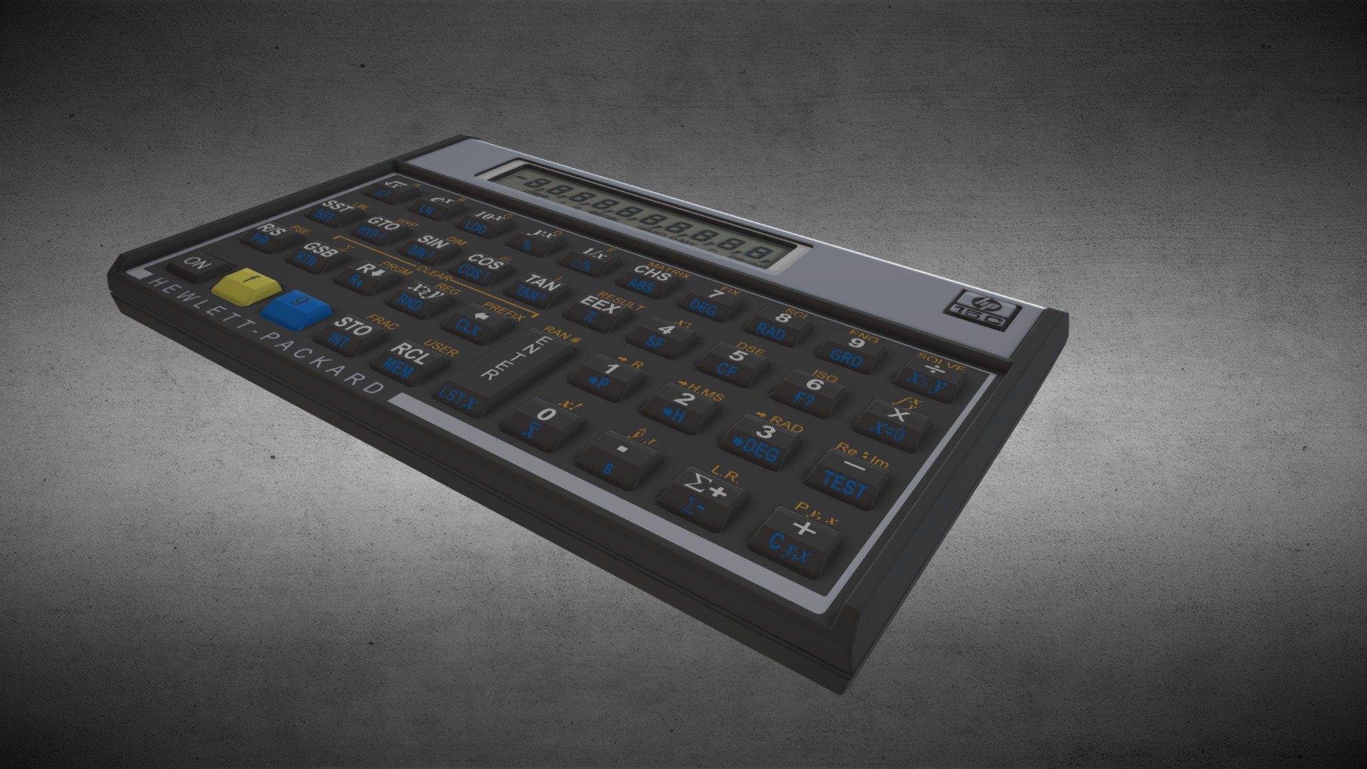 HP15C Scientific Calculator Download Free 3D model by trinityscsp