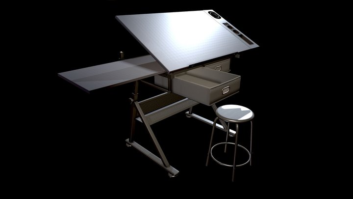 Mesa De Dibujo – Modello 3D gratuito STL
