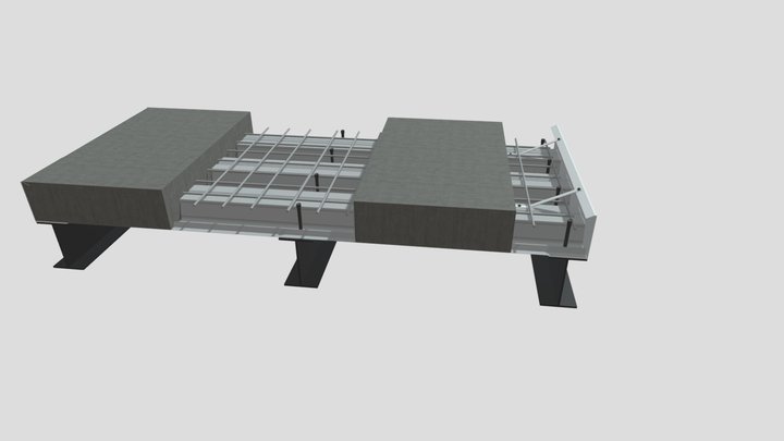 LAJE STEEL DECK 3D Model