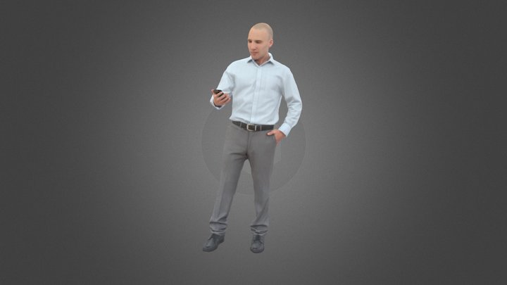 Office-guy-obj 3D Model