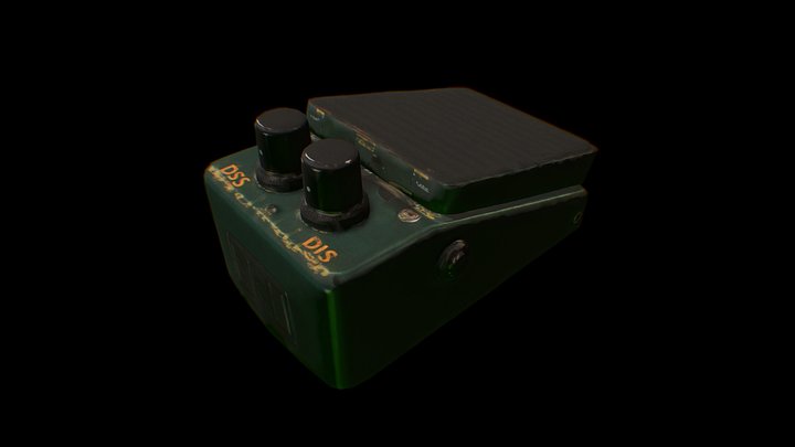 Distortion Pedal 01- green (Proops)