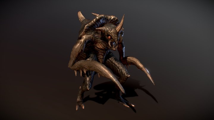 Diablo II Scarab Demon 3D Model