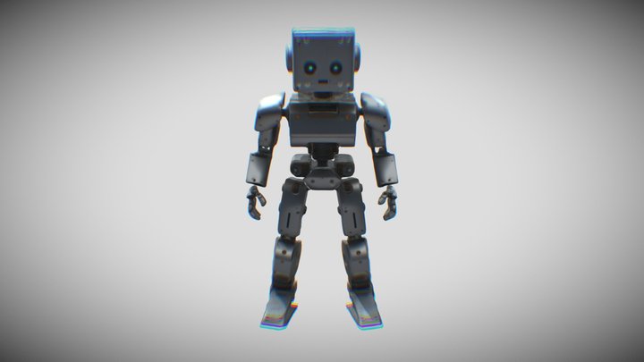 Realistic Robot Model 3D Model