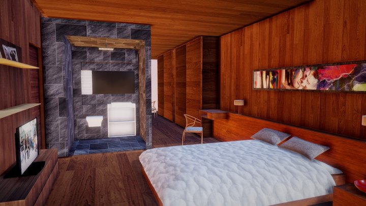 Small Interior Room 3D Model