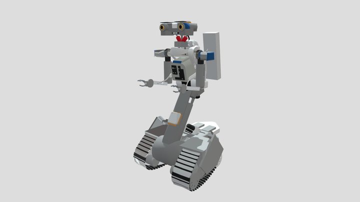 Johnny Five Robot (Short Circuit) 3D Model