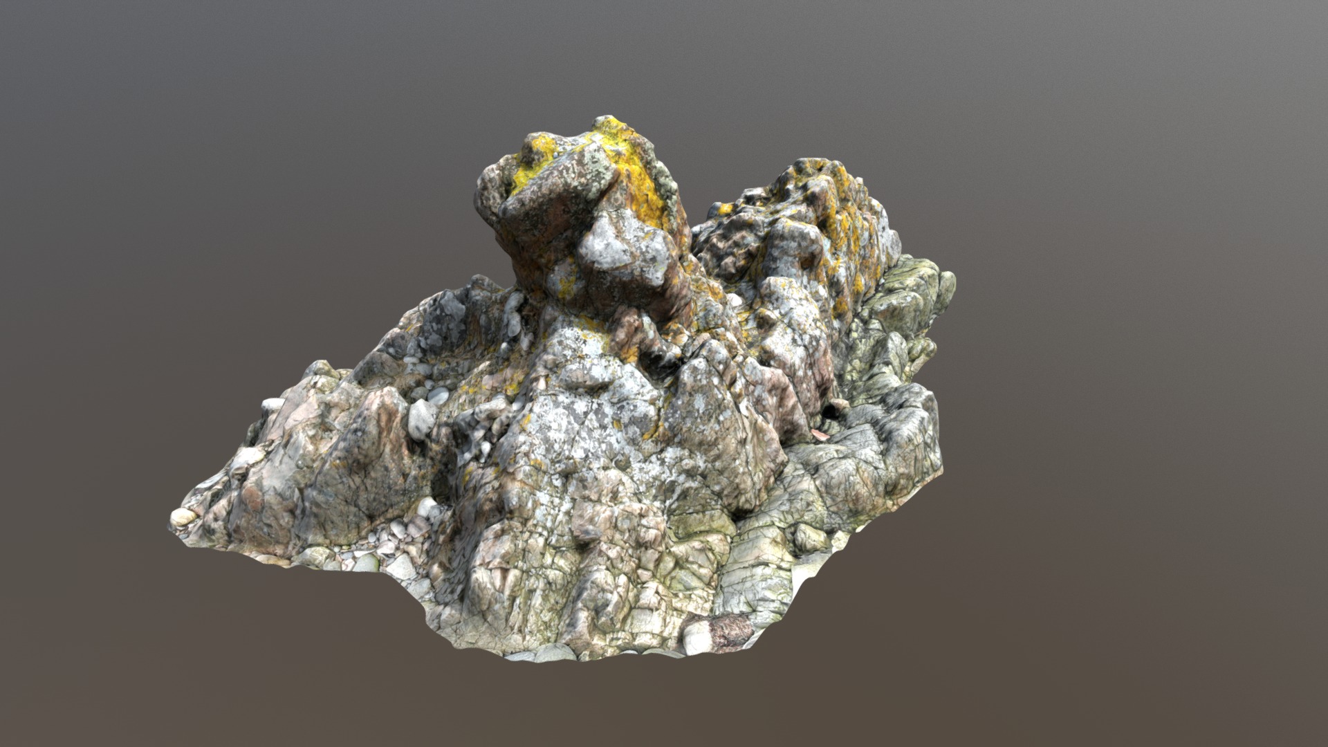 3D model Nature Rock Cliff K - This is a 3D model of the Nature Rock Cliff K. The 3D model is about a close-up of a rock.