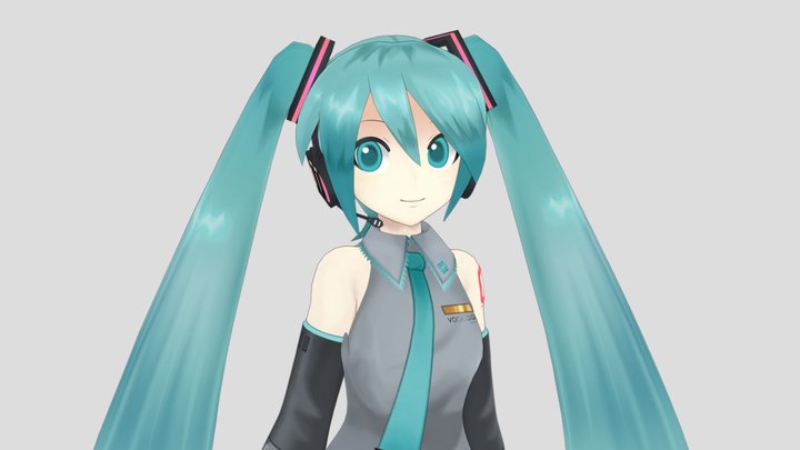 Nostalgia (Kei Style) Hatsune Miku 3D Model