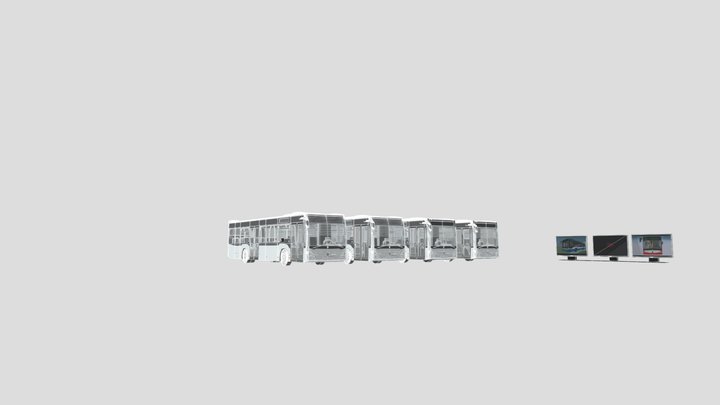 C2 bus 3D Model