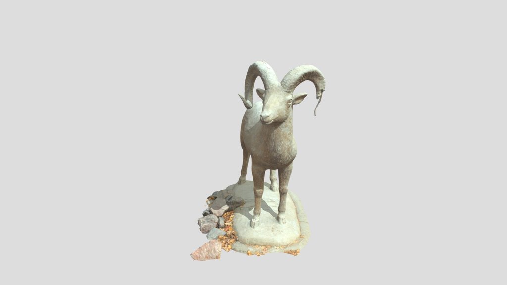 Mountain Ram Sculpture