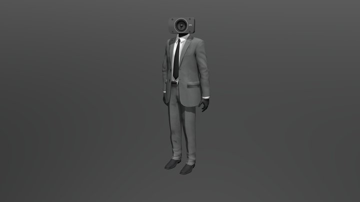 Radioman(skibidi toilet) 3D Model