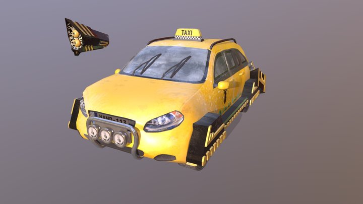 Northland Taxi 3D Model