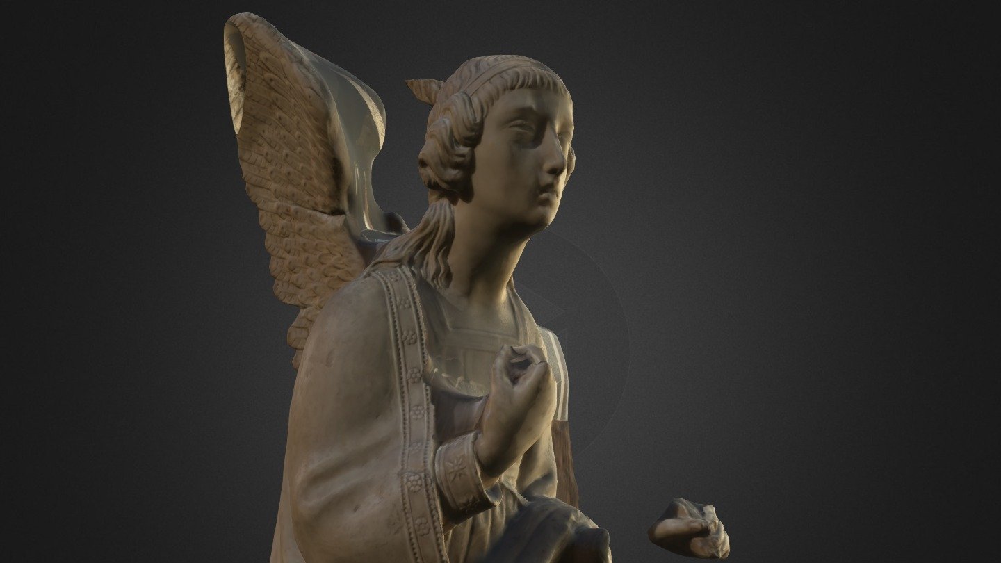 Angel figure at UAG, University of Pittsburgh