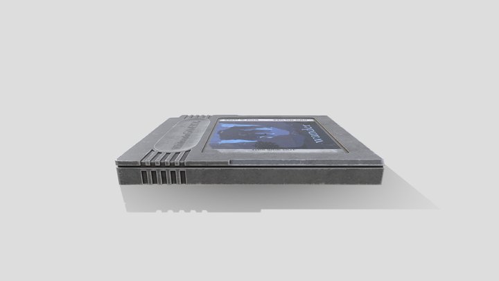 gameboy cartridge 3D Model
