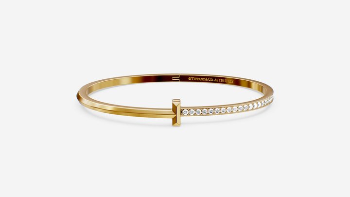 T1-Hinged-Bangle-Narrow 3D Model