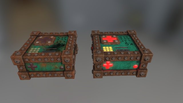 Quake - Health Packs 3D Model