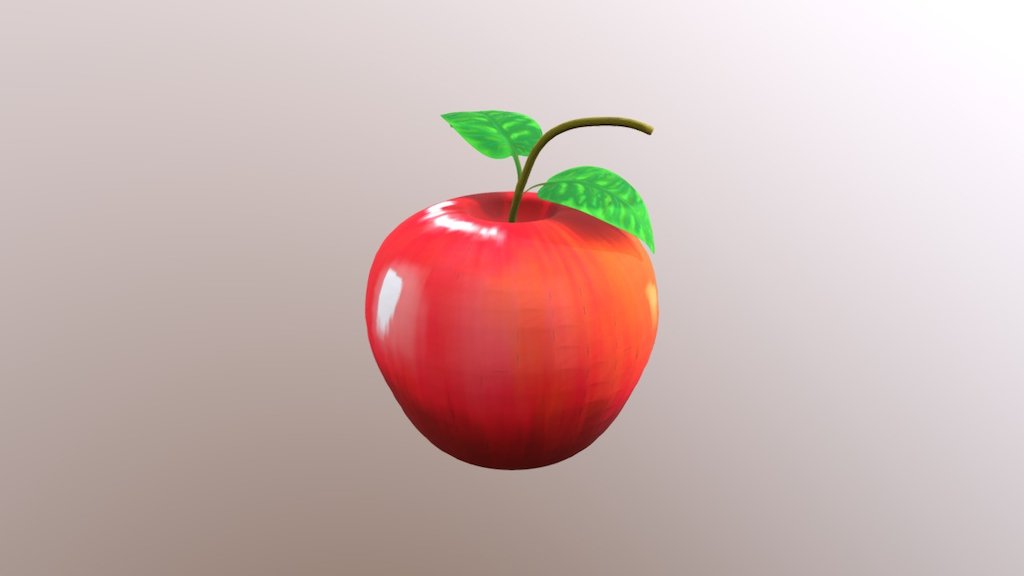 Apple - 3D model by minn99 [1c95edf] - Sketchfab