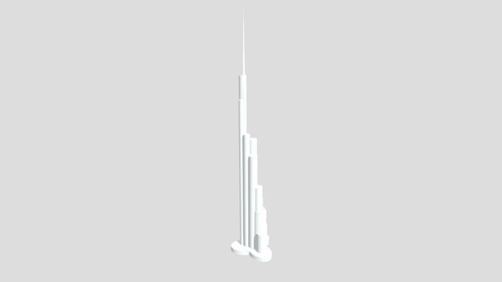 Burj Khalifa 3D Model