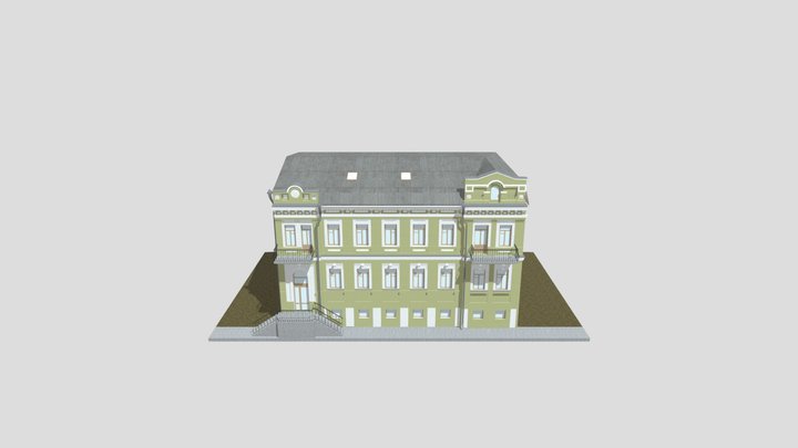 будинок Уткіна_Utkina house 3D Model