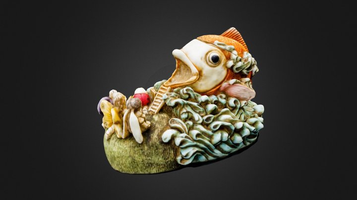 #3DST14 Fishy Knick-Knack 3D Model