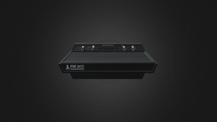 Vader Atari 2600 3D Model