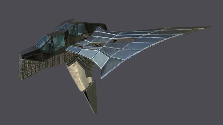 Gunship/Bomber 3D Model