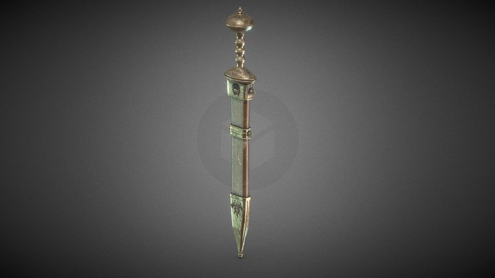 Gladiator Sword 3D Model