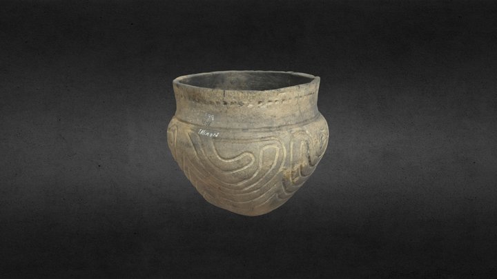 UMMAA 45249 Pot 2MF Reality Capture 3D Model