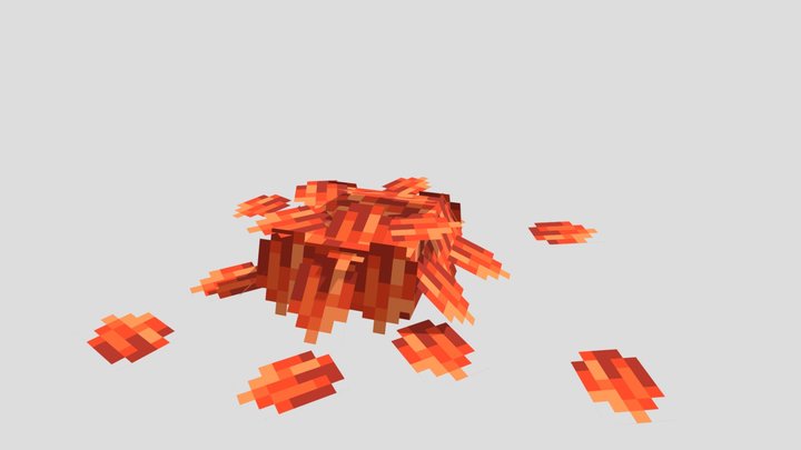Pile of leaves 3D Model