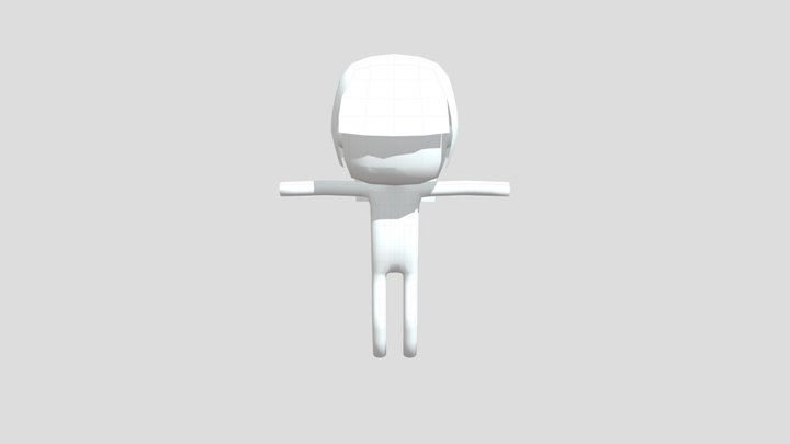 3頭身素体 3D Model