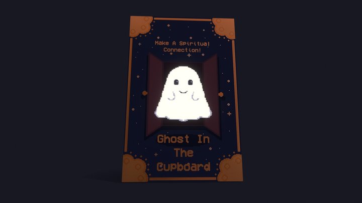 Ghost In The Cupboard Box Art 3D Model