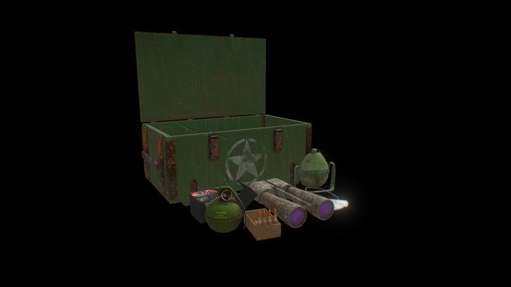 Military Equipment 3D Model