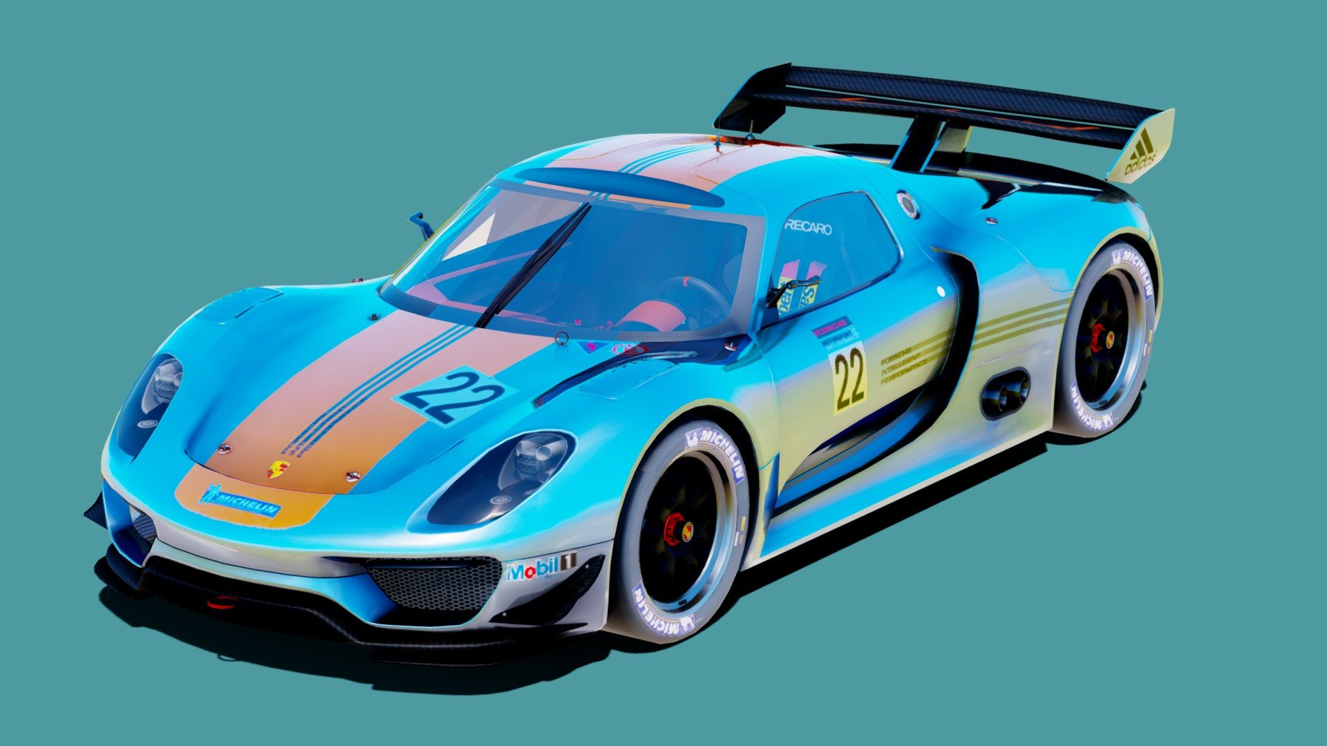 2011 | Porsche 918 RSR Concept - Download Free 3D model by kevin