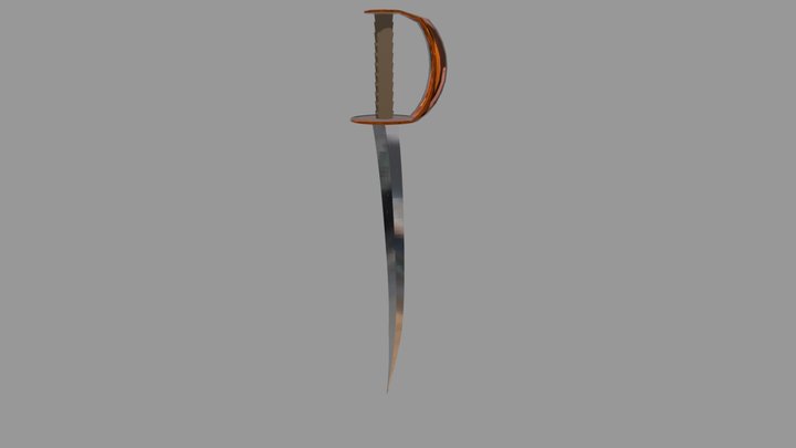 Talwar (Indian Sword) 3D Model