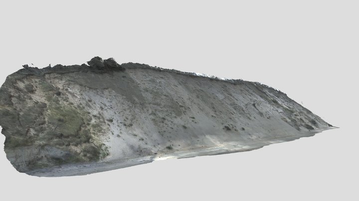 Cliff Gosań (Międzyzdroje, Wolin Island, Poland) 3D Model