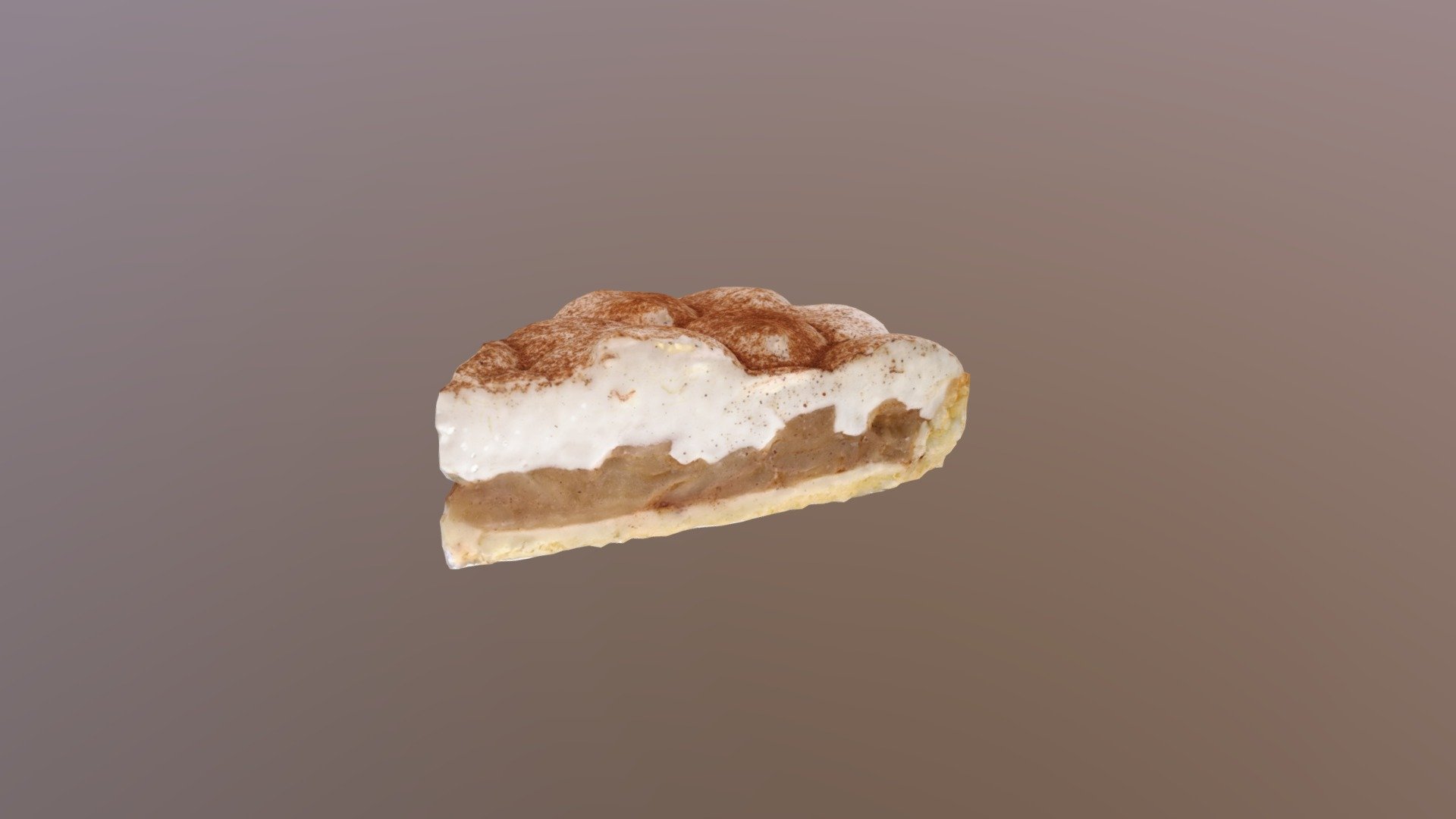 Apple pie with sour cream
