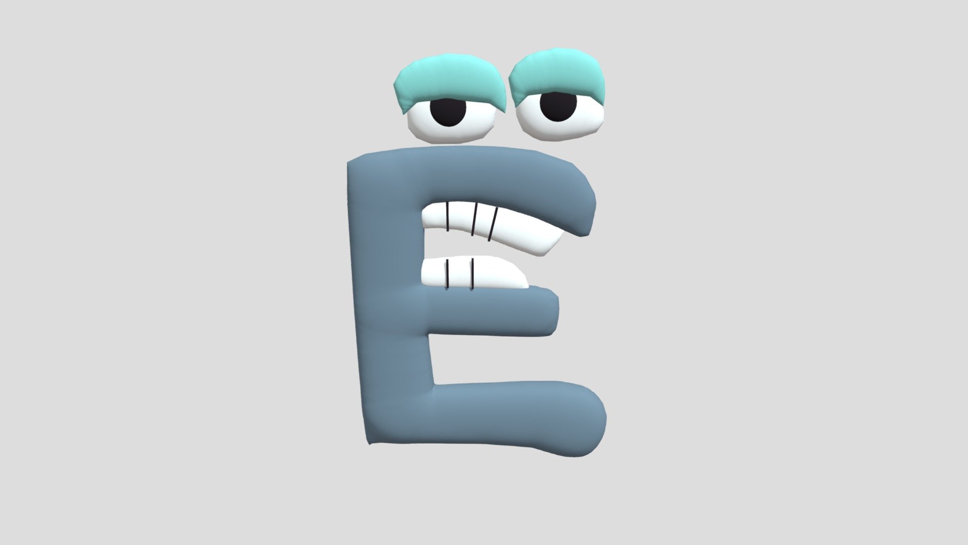 E (Alphabet Lore) - Download Free 3D model by aniandronic (@aniandronic)  [303604e]