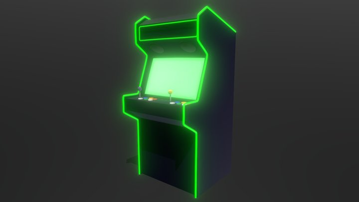 Arcade Machine 3D Model