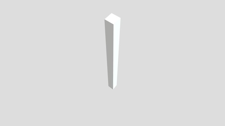 ESTACA QUADRADA PLENA - PREFAZ 3D Model
