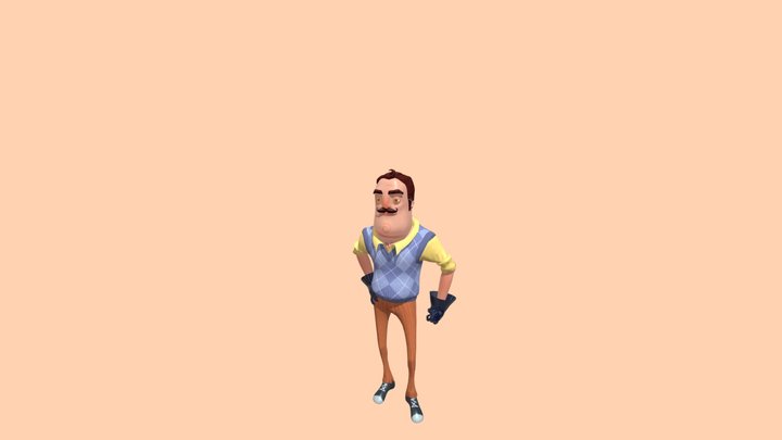 Hello Neighbor 1 Neighbor 3D Model